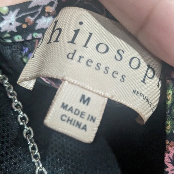 Philosophy Floral Ruffle Dress - Picture 3 of 3